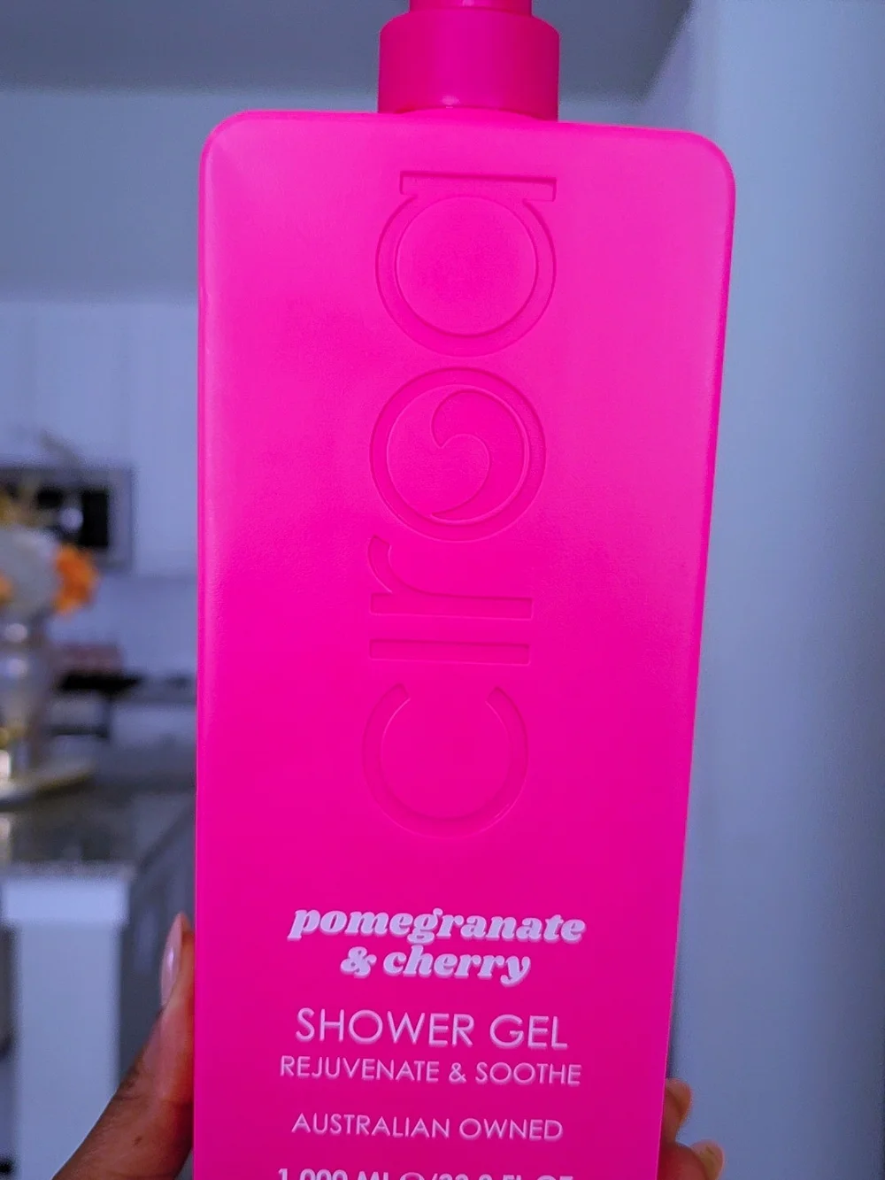 CIROA Pomegranate & Cherry Shower Gel Body Butter Scrub Set Pink NWT